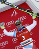 Third placed Beat Feuz of Switzerland celebrates his medal won in the men super-g race of the Audi FIS Alpine skiing World cup in Kitzbuehel, Austria. Men super-g race of the Audi FIS Alpine skiing World cup, was held on Hahnekamm course in Kitzbuehel, Austria, on Friday, 20th of January 2017.
