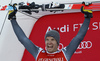 Second placed Christof Innerhofer of Italy celebrates his medal won in the men super-g race of the Audi FIS Alpine skiing World cup in Kitzbuehel, Austria. Men super-g race of the Audi FIS Alpine skiing World cup, was held on Hahnekamm course in Kitzbuehel, Austria, on Friday, 20th of January 2017.
