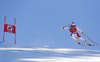 Beat Feuz of Switzerland skiing in men super-g race of the Audi FIS Alpine skiing World cup in Kitzbuehel, Austria. Men super-g race of the Audi FIS Alpine skiing World cup, was held on Hahnekamm course in Kitzbuehel, Austria, on Friday, 20th of January 2017.
