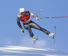 Adrien Theaux of France skiing in men super-g race of the Audi FIS Alpine skiing World cup in Kitzbuehel, Austria. Men super-g race of the Audi FIS Alpine skiing World cup, was held on Hahnekamm course in Kitzbuehel, Austria, on Friday, 20th of January 2017.
