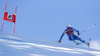 Kjetil Jansrud of Norway skiing in men super-g race of the Audi FIS Alpine skiing World cup in Kitzbuehel, Austria. Men super-g race of the Audi FIS Alpine skiing World cup, was held on Hahnekamm course in Kitzbuehel, Austria, on Friday, 20th of January 2017.
