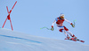 Carlo Janka of Switzerland skiing in men super-g race of the Audi FIS Alpine skiing World cup in Kitzbuehel, Austria. Men super-g race of the Audi FIS Alpine skiing World cup, was held on Hahnekamm course in Kitzbuehel, Austria, on Friday, 20th of January 2017.
