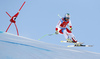 Ralph Weber of Switzerland skiing in men super-g race of the Audi FIS Alpine skiing World cup in Kitzbuehel, Austria. Men super-g race of the Audi FIS Alpine skiing World cup, was held on Hahnekamm course in Kitzbuehel, Austria, on Friday, 20th of January 2017.
