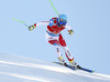 Patrick Kueng of Switzerland skiing in men super-g race of the Audi FIS Alpine skiing World cup in Kitzbuehel, Austria. Men super-g race of the Audi FIS Alpine skiing World cup, was held on Hahnekamm course in Kitzbuehel, Austria, on Friday, 20th of January 2017.
