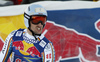 Dominik Schwaiger of Germany reacts in finish of the men downhill race of the Audi FIS Alpine skiing World cup in Kitzbuehel, Austria. Men downhill race of the Audi FIS Alpine skiing World cup, was held on Hahnekamm course in Kitzbuehel, Austria, on Saturday, 21st of January 2017.
