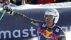 Third placed Johan Clarey of France reacts in finish of the men downhill race of the Audi FIS Alpine skiing World cup in Kitzbuehel, Austria. Men downhill race of the Audi FIS Alpine skiing World cup, was held on Hahnekamm course in Kitzbuehel, Austria, on Saturday, 21st of January 2017.
