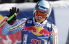 Andreas Sander of Germany reacts in finish of the men downhill race of the Audi FIS Alpine skiing World cup in Kitzbuehel, Austria. Men downhill race of the Audi FIS Alpine skiing World cup, was held on Hahnekamm course in Kitzbuehel, Austria, on Saturday, 21st of January 2017.
