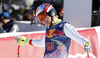 Niels Hintermann of Switzerland reacts in finish of the men downhill race of the Audi FIS Alpine skiing World cup in Kitzbuehel, Austria. Men downhill race of the Audi FIS Alpine skiing World cup, was held on Hahnekamm course in Kitzbuehel, Austria, on Saturday, 21st of January 2017.
