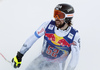 Andreas Romar of Finland reacts in finish of the men downhill race of the Audi FIS Alpine skiing World cup in Kitzbuehel, Austria. Men downhill race of the Audi FIS Alpine skiing World cup, was held on Hahnekamm course in Kitzbuehel, Austria, on Saturday, 21st of January 2017.
