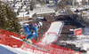 Kjetil Jansrud of Norway skiing in men downhill race of the Audi FIS Alpine skiing World cup in Kitzbuehel, Austria. Men downhill race of the Audi FIS Alpine skiing World cup, was held on Hahnekamm course in Kitzbuehel, Austria, on Saturday, 21st of January 2017.
