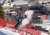 Dominik Paris of Italy skiing in men downhill race of the Audi FIS Alpine skiing World cup in Kitzbuehel, Austria. Men downhill race of the Audi FIS Alpine skiing World cup, was held on Hahnekamm course in Kitzbuehel, Austria, on Saturday, 21st of January 2017.
