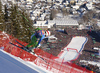 Bostjan Kline of Slovenia skiing in men downhill race of the Audi FIS Alpine skiing World cup in Kitzbuehel, Austria. Men downhill race of the Audi FIS Alpine skiing World cup, was held on Hahnekamm course in Kitzbuehel, Austria, on Saturday, 21st of January 2017.
