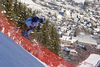 Carlo Janka of Switzerland skiing in men downhill race of the Audi FIS Alpine skiing World cup in Kitzbuehel, Austria. Men downhill race of the Audi FIS Alpine skiing World cup, was held on Hahnekamm course in Kitzbuehel, Austria, on Saturday, 21st of January 2017.
