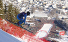 Aleksander Aamodt Kilde of Norway skiing in men downhill race of the Audi FIS Alpine skiing World cup in Kitzbuehel, Austria. Men downhill race of the Audi FIS Alpine skiing World cup, was held on Hahnekamm course in Kitzbuehel, Austria, on Saturday, 21st of January 2017.
