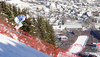 Andreas Sander of Germany skiing in men downhill race of the Audi FIS Alpine skiing World cup in Kitzbuehel, Austria. Men downhill race of the Audi FIS Alpine skiing World cup, was held on Hahnekamm course in Kitzbuehel, Austria, on Saturday, 21st of January 2017.
