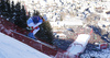 Urs Kryenbuehl of Switzerland skiing in men downhill race of the Audi FIS Alpine skiing World cup in Kitzbuehel, Austria. Men downhill race of the Audi FIS Alpine skiing World cup, was held on Hahnekamm course in Kitzbuehel, Austria, on Saturday, 21st of January 2017.
