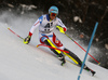 Reto Schmidiger of Switzerland skiing in the first run of the men slalom race of the Audi FIS Alpine skiing World cup in Kitzbuehel, Austria. Men slalom race race of the Audi FIS Alpine skiing World cup, was held on Ganslernhang course in Kitzbuehel, Austria, on Sunday, 22nd of January 2017.
