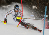 David Ketterer of Germany skiing in the first run of the men slalom race of the Audi FIS Alpine skiing World cup in Kitzbuehel, Austria. Men slalom race race of the Audi FIS Alpine skiing World cup, was held on Ganslernhang course in Kitzbuehel, Austria, on Sunday, 22nd of January 2017.
