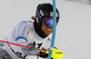 Joonas Rasanen of Finland skiing in the first run of the men slalom race of the Audi FIS Alpine skiing World cup in Kitzbuehel, Austria. Men slalom race race of the Audi FIS Alpine skiing World cup, was held on Ganslernhang course in Kitzbuehel, Austria, on Sunday, 22nd of January 2017.
