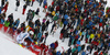 Stefan Luitz of Germany skiing in the second run of the men slalom race of the Audi FIS Alpine skiing World cup in Kitzbuehel, Austria. Men slalom race race of the Audi FIS Alpine skiing World cup, was held on Ganslernhang course in Kitzbuehel, Austria, on Sunday, 22nd of January 2017.
