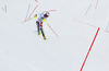 Fifth placed Daniel Yule of Switzerland skiing in the second run of the men slalom race of the Audi FIS Alpine skiing World cup in Kitzbuehel, Austria. Men slalom race race of the Audi FIS Alpine skiing World cup, was held on Ganslernhang course in Kitzbuehel, Austria, on Sunday, 22nd of January 2017.
