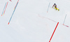 Second placed Dave Ryding of Great Britain skiing in the second run of the men slalom race of the Audi FIS Alpine skiing World cup in Kitzbuehel, Austria. Men slalom race race of the Audi FIS Alpine skiing World cup, was held on Ganslernhang course in Kitzbuehel, Austria, on Sunday, 22nd of January 2017.
