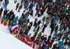 Second placed Dave Ryding of Great Britain skiing in the second run of the men slalom race of the Audi FIS Alpine skiing World cup in Kitzbuehel, Austria. Men slalom race race of the Audi FIS Alpine skiing World cup, was held on Ganslernhang course in Kitzbuehel, Austria, on Sunday, 22nd of January 2017.
