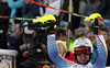 Stefan Luitz of Germany reacts in the finish of the men slalom race of the Audi FIS Alpine skiing World cup in Kitzbuehel, Austria. Men slalom race race of the Audi FIS Alpine skiing World cup, was held on Ganslernhang course in Kitzbuehel, Austria, on Sunday, 22nd of January 2017.
