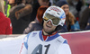 Marc Gini of Switzerland reacts in the finish of the men slalom race of the Audi FIS Alpine skiing World cup in Kitzbuehel, Austria. Men slalom race race of the Audi FIS Alpine skiing World cup, was held on Ganslernhang course in Kitzbuehel, Austria, on Sunday, 22nd of January 2017.
