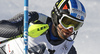 Manfred Moelgg of Italy skiing in the first run of the men slalom race of the Audi FIS Alpine skiing World cup in Kitzbuehel, Austria. Men slalom race race of the Audi FIS Alpine skiing World cup, was held on Ganslernhang course in Kitzbuehel, Austria, on Sunday, 22nd of January 2017.
