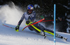 Alexis Pinturault of France skiing in the first run of the men slalom race of the Audi FIS Alpine skiing World cup in Kitzbuehel, Austria. Men slalom race race of the Audi FIS Alpine skiing World cup, was held on Ganslernhang course in Kitzbuehel, Austria, on Sunday, 22nd of January 2017.
