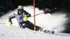 Stefano Gross of Italy skiing in the first run of the men slalom race of the Audi FIS Alpine skiing World cup in Kitzbuehel, Austria. Men slalom race race of the Audi FIS Alpine skiing World cup, was held on Ganslernhang course in Kitzbuehel, Austria, on Sunday, 22nd of January 2017.
