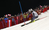 Julien Lizeroux of France skiing in the first run of the men slalom race of the Audi FIS Alpine skiing World cup in Schladming, Austria. Traditional The Night Race, men slalom race race of the Audi FIS Alpine skiing World cup, was held in Schladming, Austria, on Tuesday, 24th of January 2017.
