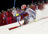 Linus Strasser of Germany skiing in the first run of the men slalom race of the Audi FIS Alpine skiing World cup in Schladming, Austria. Traditional The Night Race, men slalom race race of the Audi FIS Alpine skiing World cup, was held in Schladming, Austria, on Tuesday, 24th of January 2017.
