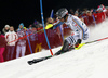 Dominik Stehle of Germany skiing in the first run of the men slalom race of the Audi FIS Alpine skiing World cup in Schladming, Austria. Traditional The Night Race, men slalom race race of the Audi FIS Alpine skiing World cup, was held in Schladming, Austria, on Tuesday, 24th of January 2017.
