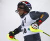 Stefano Gross of Italy reacts in finish of the second run of the men slalom race of the Audi FIS Alpine skiing World cup in Schladming, Austria. Traditional The Night Race, men slalom race race of the Audi FIS Alpine skiing World cup, was held in Schladming, Austria, on Tuesday, 24th of January 2017.
