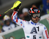 Alexander Khoroshilov of Russia reacts in finish of the second run of the men slalom race of the Audi FIS Alpine skiing World cup in Schladming, Austria. Traditional The Night Race, men slalom race race of the Audi FIS Alpine skiing World cup, was held in Schladming, Austria, on Tuesday, 24th of January 2017.
