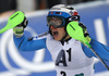 Winner Henrik Kristoffersen of Norway reacts in finish of the second run of the men slalom race of the Audi FIS Alpine skiing World cup in Schladming, Austria. Traditional The Night Race, men slalom race race of the Audi FIS Alpine skiing World cup, was held in Schladming, Austria, on Tuesday, 24th of January 2017.
