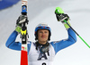 Winner Henrik Kristoffersen of Norway celebrate his medal won in the men slalom race of the Audi FIS Alpine skiing World cup in Schladming, Austria. Traditional The Night Race, men slalom race race of the Audi FIS Alpine skiing World cup, was held in Schladming, Austria, on Tuesday, 24th of January 2017.
