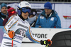 Josef Ferstl of Germany reacts in finish of the men downhill race of the Audi FIS Alpine skiing World cup in Garmisch-Partenkirchen, Germany. Replacement downhill race for canceled Wengen race of the Audi FIS Alpine skiing World cup, was held in Garmisch-Partenkirchen, Germany, on Friday, 27th of January 2017.
