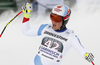 Niels Hintermann of Switzerland reacts in finish of the men downhill race of the Audi FIS Alpine skiing World cup in Garmisch-Partenkirchen, Germany. Replacement downhill race for canceled Wengen race of the Audi FIS Alpine skiing World cup, was held in Garmisch-Partenkirchen, Germany, on Friday, 27th of January 2017.
