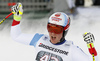 Niels Hintermann of Switzerland reacts in finish of the men downhill race of the Audi FIS Alpine skiing World cup in Garmisch-Partenkirchen, Germany. Replacement downhill race for canceled Wengen race of the Audi FIS Alpine skiing World cup, was held in Garmisch-Partenkirchen, Germany, on Friday, 27th of January 2017.
