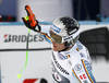 Thomas Dressen of Germany reacts in finish of the men downhill race of the Audi FIS Alpine skiing World cup in Garmisch-Partenkirchen, Germany. Replacement downhill race for canceled Wengen race of the Audi FIS Alpine skiing World cup, was held in Garmisch-Partenkirchen, Germany, on Friday, 27th of January 2017.
