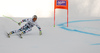 Hannes Reichelt of Austria skiing in the men downhill race of the Audi FIS Alpine skiing World cup in Garmisch-Partenkirchen, Germany. Men downhill race of the Audi FIS Alpine skiing World cup, was held in Garmisch-Partenkirchen, Germany, on Saturday, 28th of January 2017.
