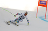 Hannes Reichelt of Austria skiing in the men downhill race of the Audi FIS Alpine skiing World cup in Garmisch-Partenkirchen, Germany. Men downhill race of the Audi FIS Alpine skiing World cup, was held in Garmisch-Partenkirchen, Germany, on Saturday, 28th of January 2017.
