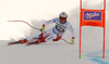 Niels Hintermann of Switzerland skiing in the men downhill race of the Audi FIS Alpine skiing World cup in Garmisch-Partenkirchen, Germany. Men downhill race of the Audi FIS Alpine skiing World cup, was held in Garmisch-Partenkirchen, Germany, on Saturday, 28th of January 2017.
