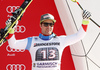 Third placed Beat Feuz of Switzerland celebrates his medal won in the men downhill race of the Audi FIS Alpine skiing World cup in Garmisch-Partenkirchen, Germany. Men downhill race of the Audi FIS Alpine skiing World cup, was held in Garmisch-Partenkirchen, Germany, on Saturday, 28th of January 2017.
