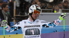 Winner Hannes Reichelt of Austria reacts in finish of the men downhill race of the Audi FIS Alpine skiing World cup in Garmisch-Partenkirchen, Germany. Men downhill race of the Audi FIS Alpine skiing World cup, was held in Garmisch-Partenkirchen, Germany, on Saturday, 28th of January 2017.
