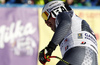 Second placed Peter Fill of Italy reacts in finish of the men downhill race of the Audi FIS Alpine skiing World cup in Garmisch-Partenkirchen, Germany. Men downhill race of the Audi FIS Alpine skiing World cup, was held in Garmisch-Partenkirchen, Germany, on Saturday, 28th of January 2017.
