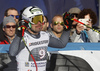 Second placed Peter Fill of Italy reacts in finish of the men downhill race of the Audi FIS Alpine skiing World cup in Garmisch-Partenkirchen, Germany. Men downhill race of the Audi FIS Alpine skiing World cup, was held in Garmisch-Partenkirchen, Germany, on Saturday, 28th of January 2017.
